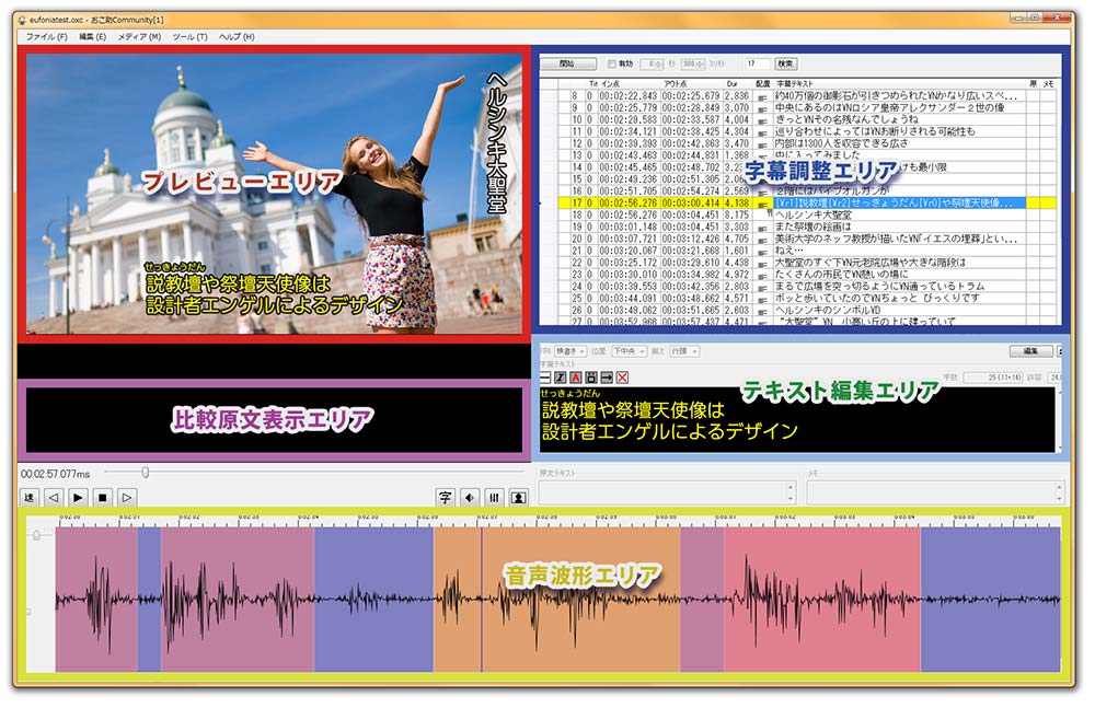 おこ助Communityのメインウインドウ